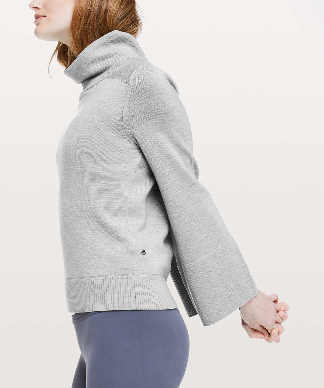 Lululemon City Trek Turtleneck - Heathered Silver Drop