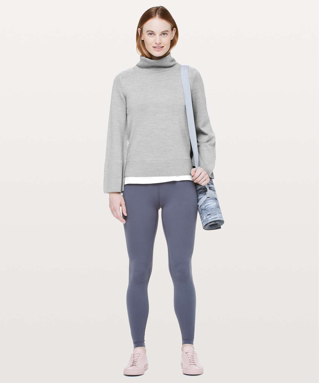 Lululemon City Trek Turtleneck - Heathered Silver Drop