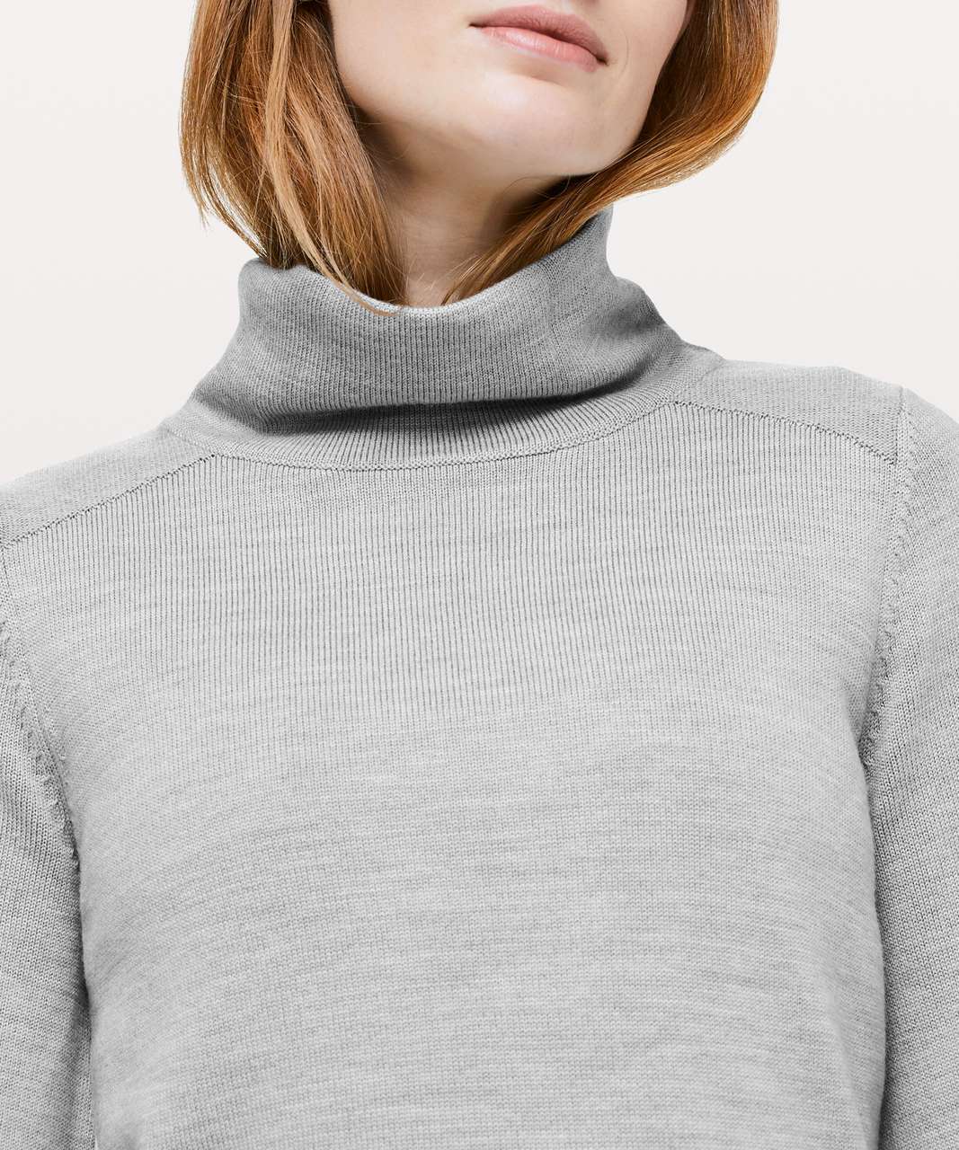 Lululemon City Trek Turtleneck - Heathered Silver Drop