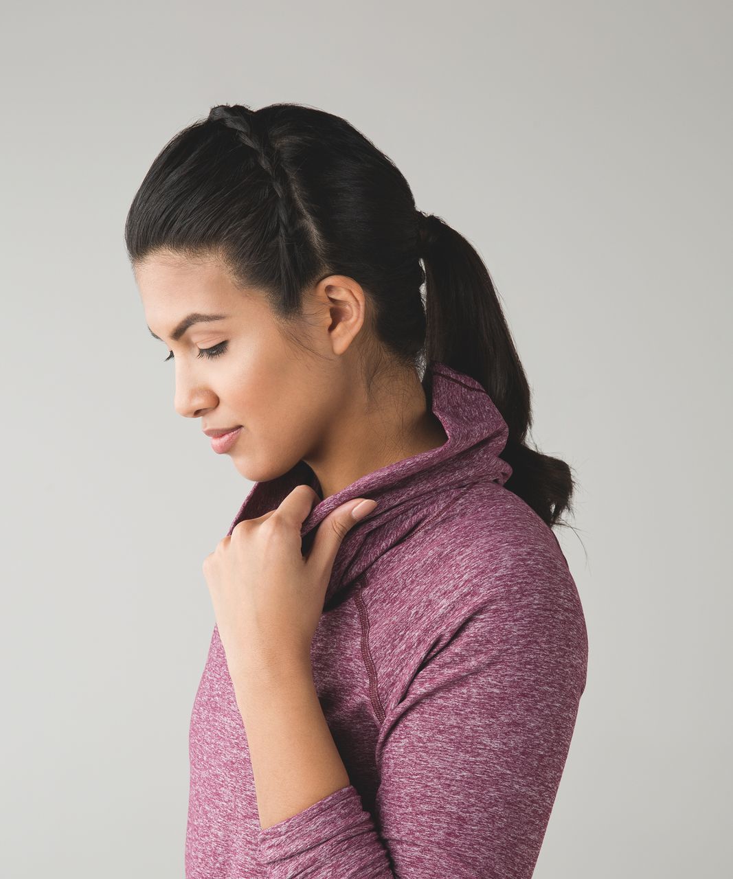 Lululemon Make A Move Long Sleeve - Heathered Red Grape