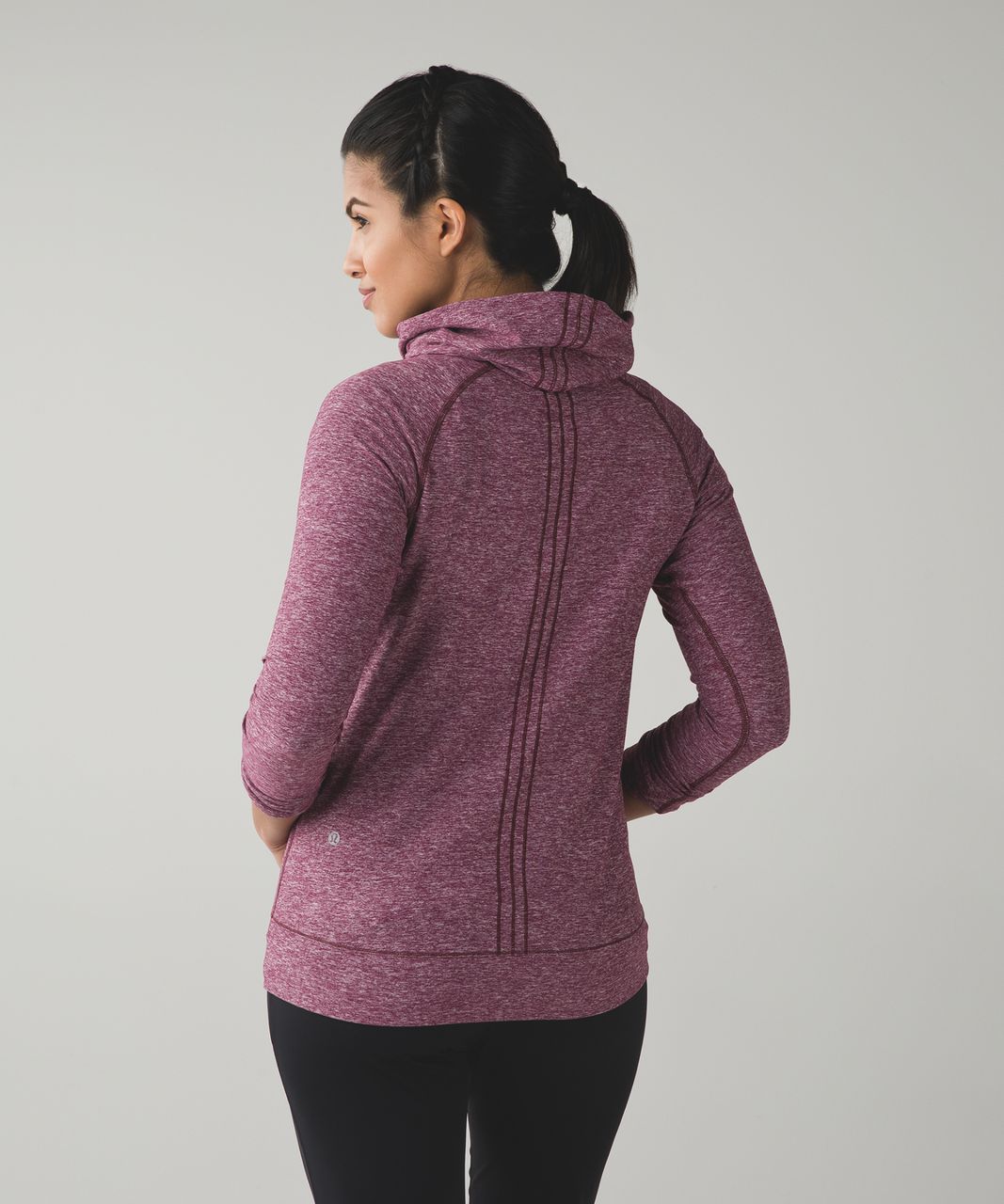 Lululemon Make A Move Long Sleeve - Heathered Red Grape - lulu fanatics