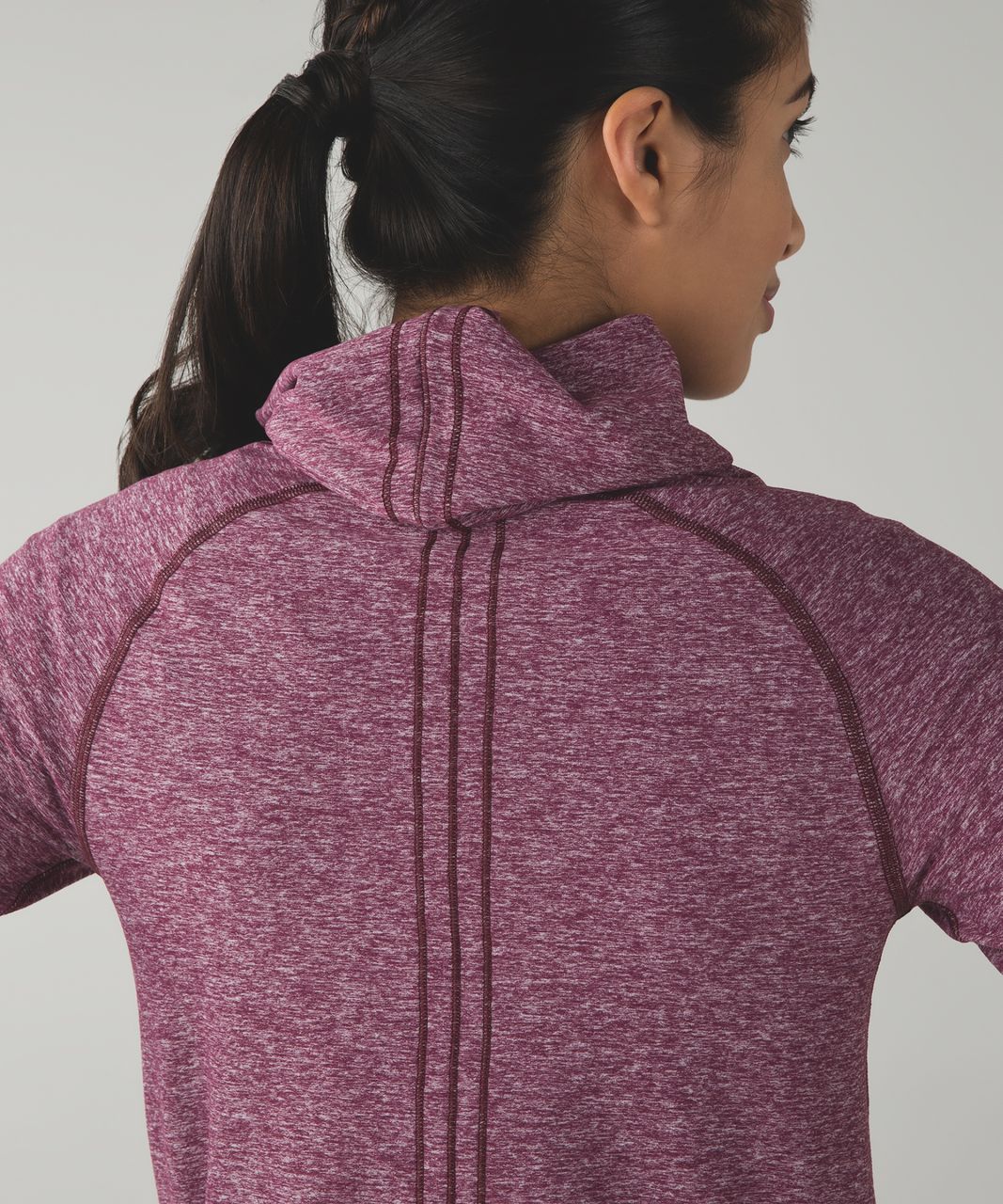 Lululemon Make A Move Long Sleeve - Heathered Red Grape