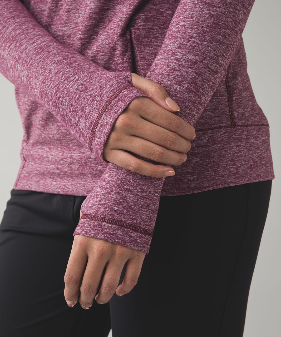 Lululemon Make A Move Long Sleeve - Heathered Red Grape