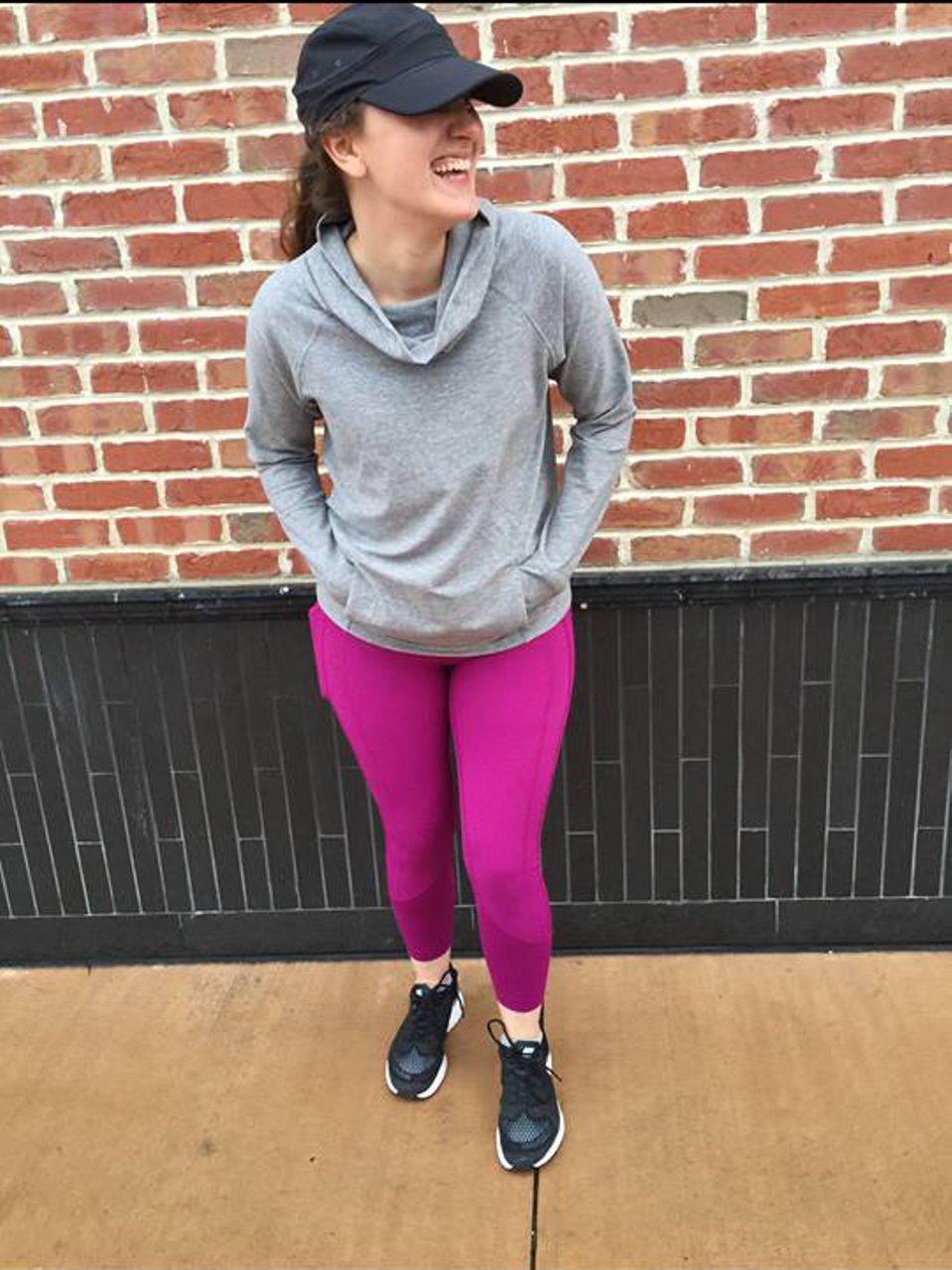 Lululemon Make A Move Long Sleeve - Heathered Battleship - lulu fanatics