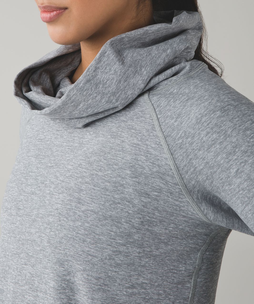 Lululemon Make A Move Long Sleeve - Heathered Battleship - lulu fanatics