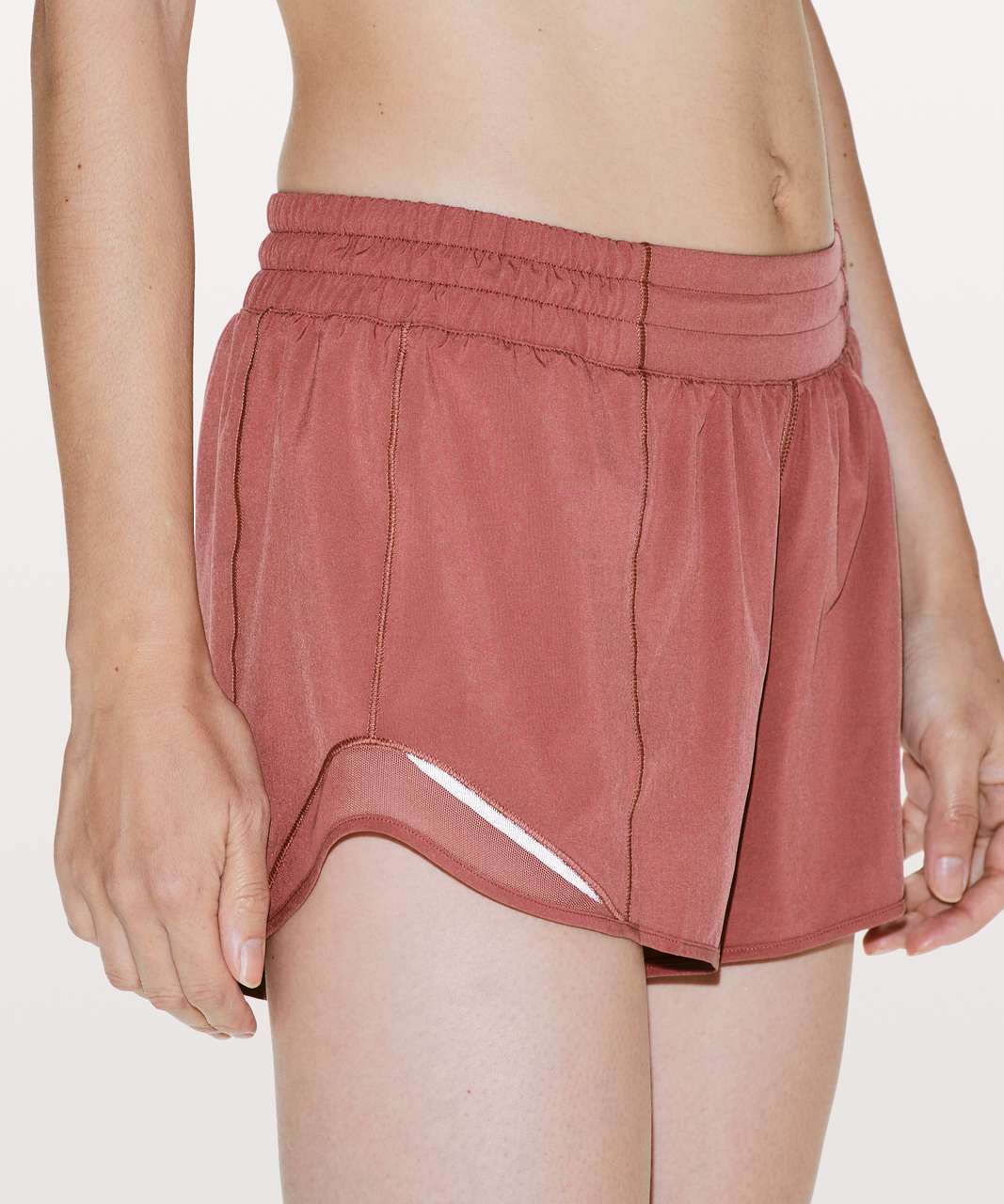 Lululemon Hotty Hot Short II *Long 4" - Red Bronzer