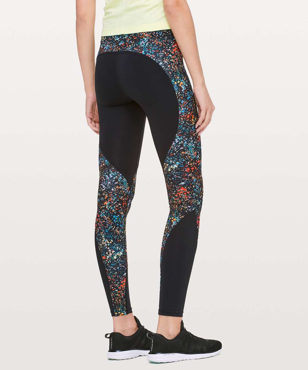 Lululemon Wake & Train Tight *28 - Black / Flowerescent Multi - lulu  fanatics