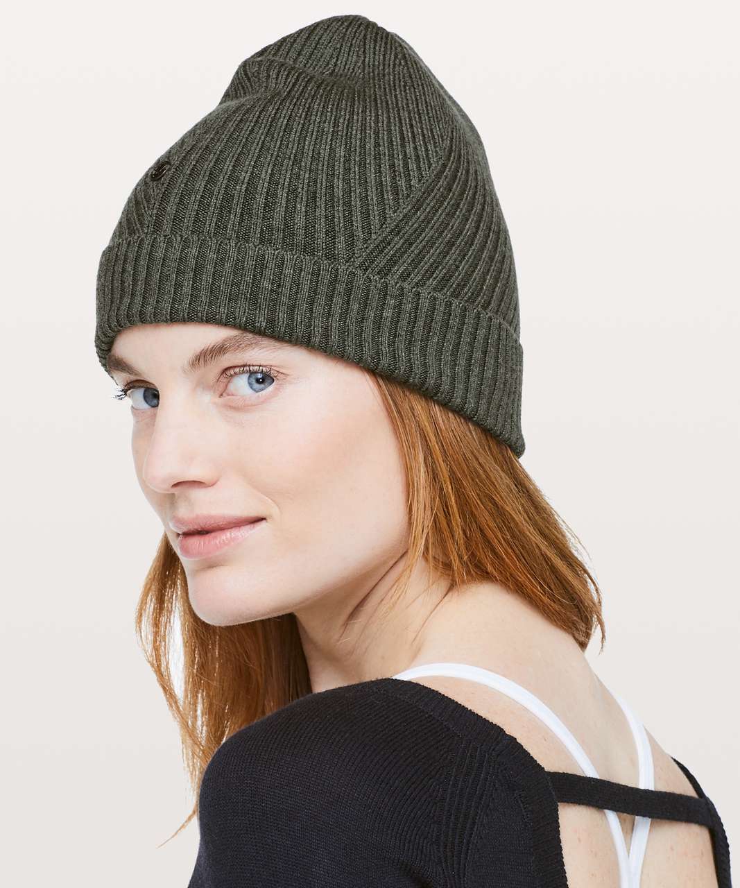 Lululemon Twist Of Cozy Knit Beanie - Heathered Camo Green