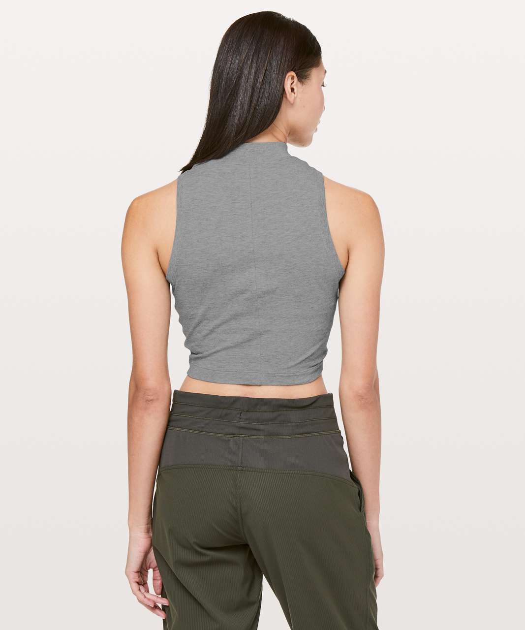 Lululemon Kitsilano Mock Tank - Heathered Medium Grey