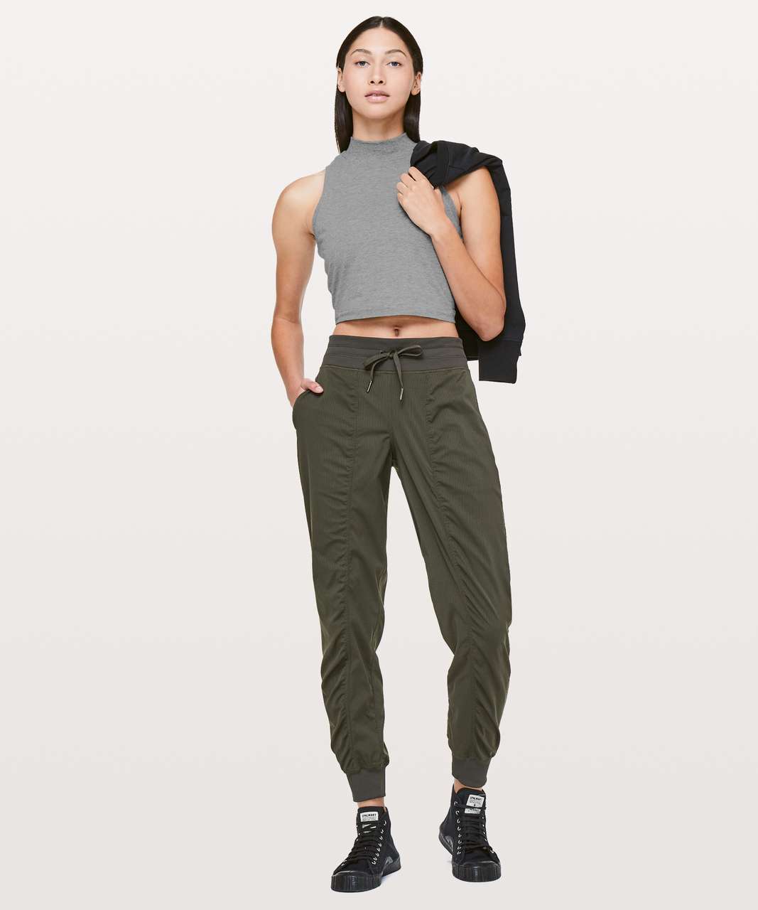 Lululemon Kitsilano Mock Tank - Heathered Medium Grey