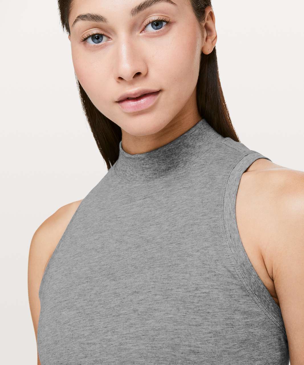 Lululemon Kitsilano Mock Tank - Heathered Medium Grey