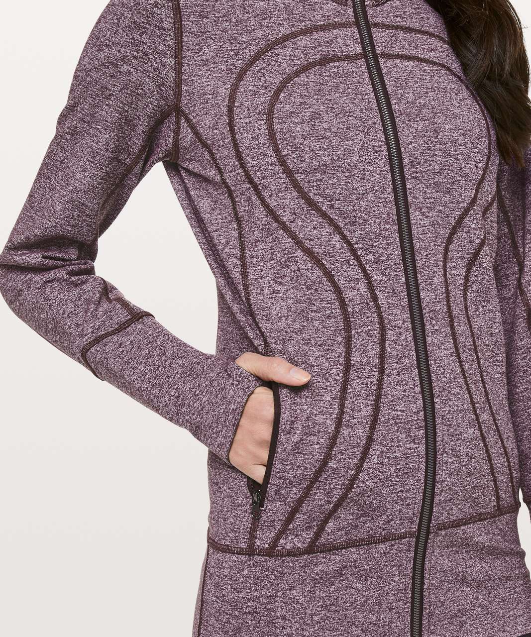 Lululemon Stride Jacket II - Heathered Black - lulu fanatics