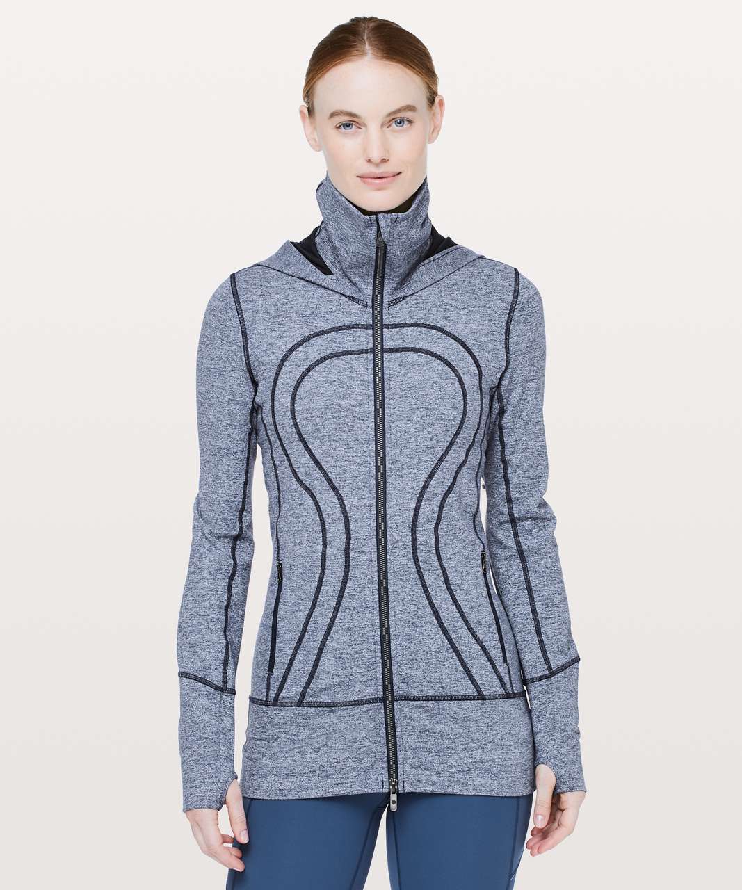 Lululemon In Stride Jacket - Heathered Slate - lulu fanatics