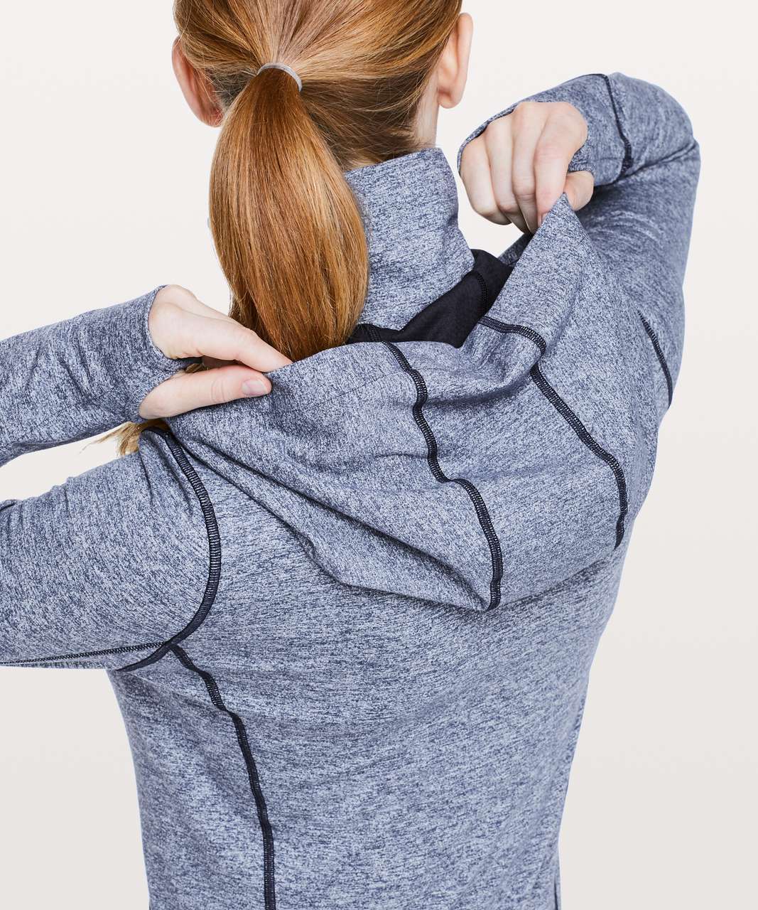 Lululemon Stride Jacket II - Heathered Hero Blue