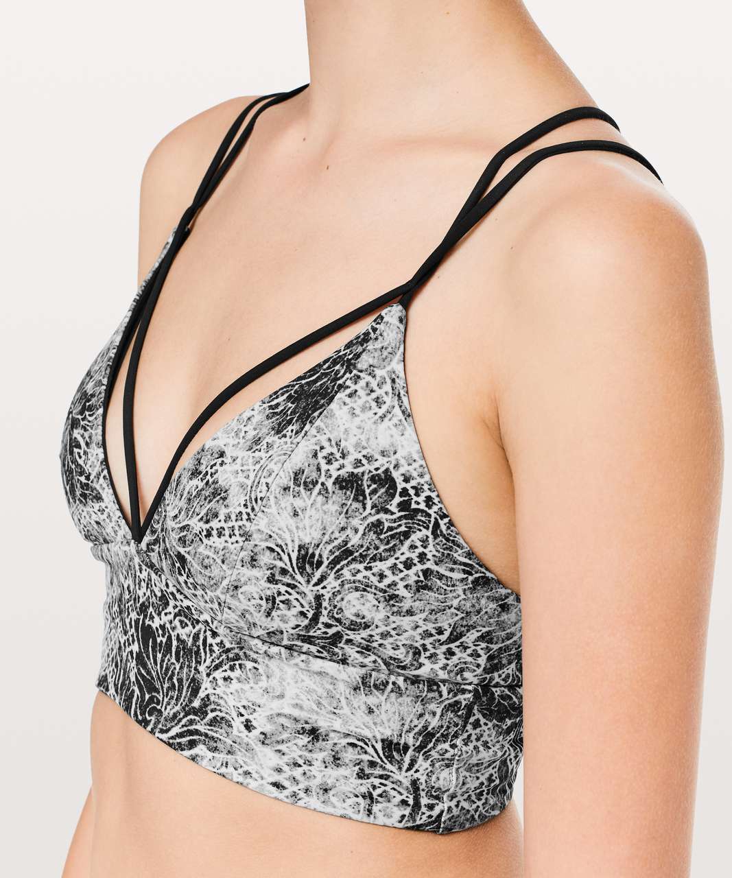 Lululemon Pushing Limits Bra - Serigraph Starlight Black Multi / Black