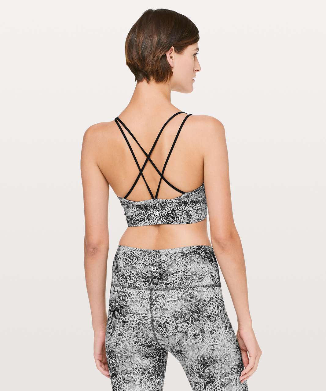 Lululemon Pushing Limits Bra - Serigraph Starlight Black Multi / Black