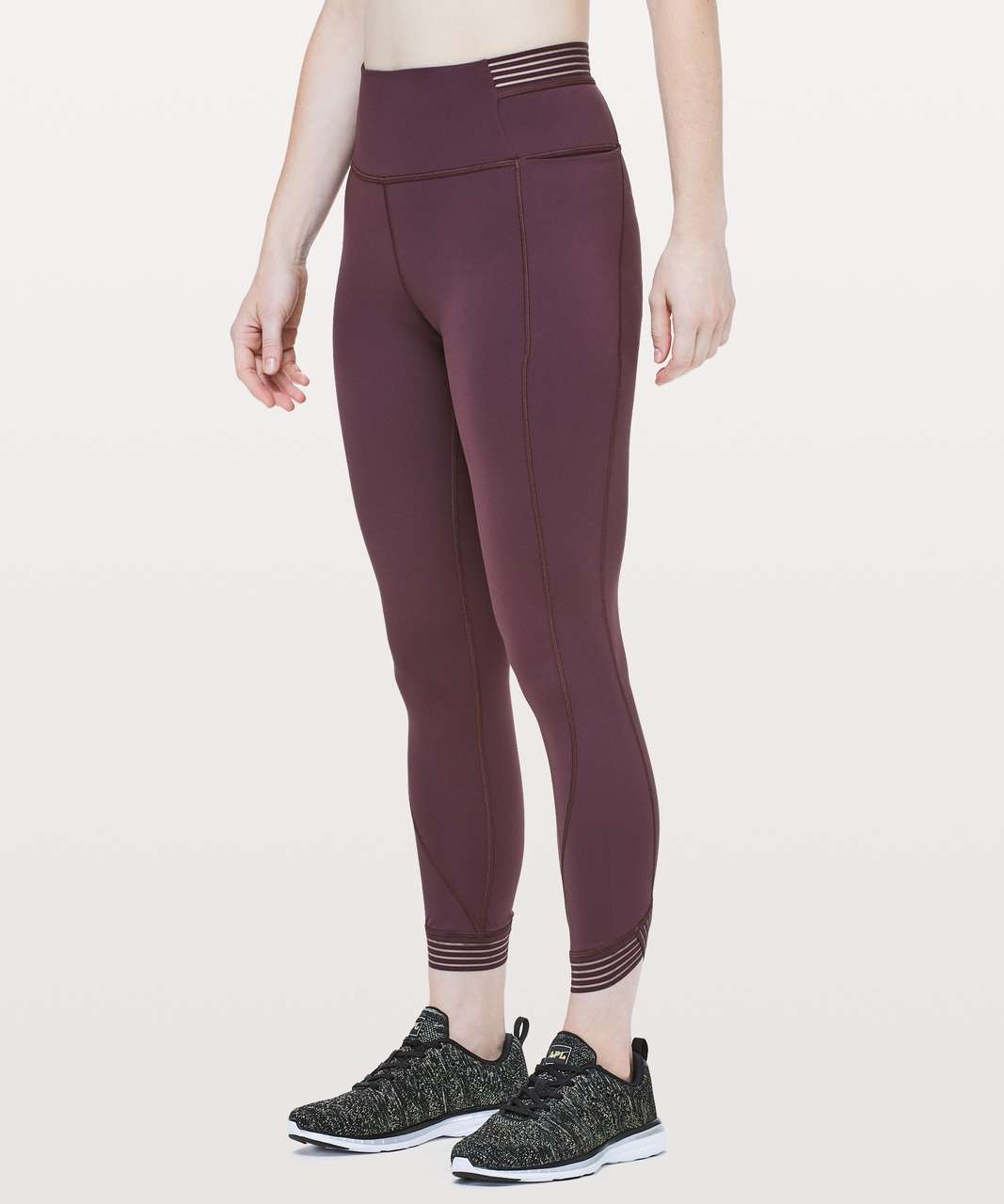 NAPIYONG Midius Full Length Leggings in Plum 