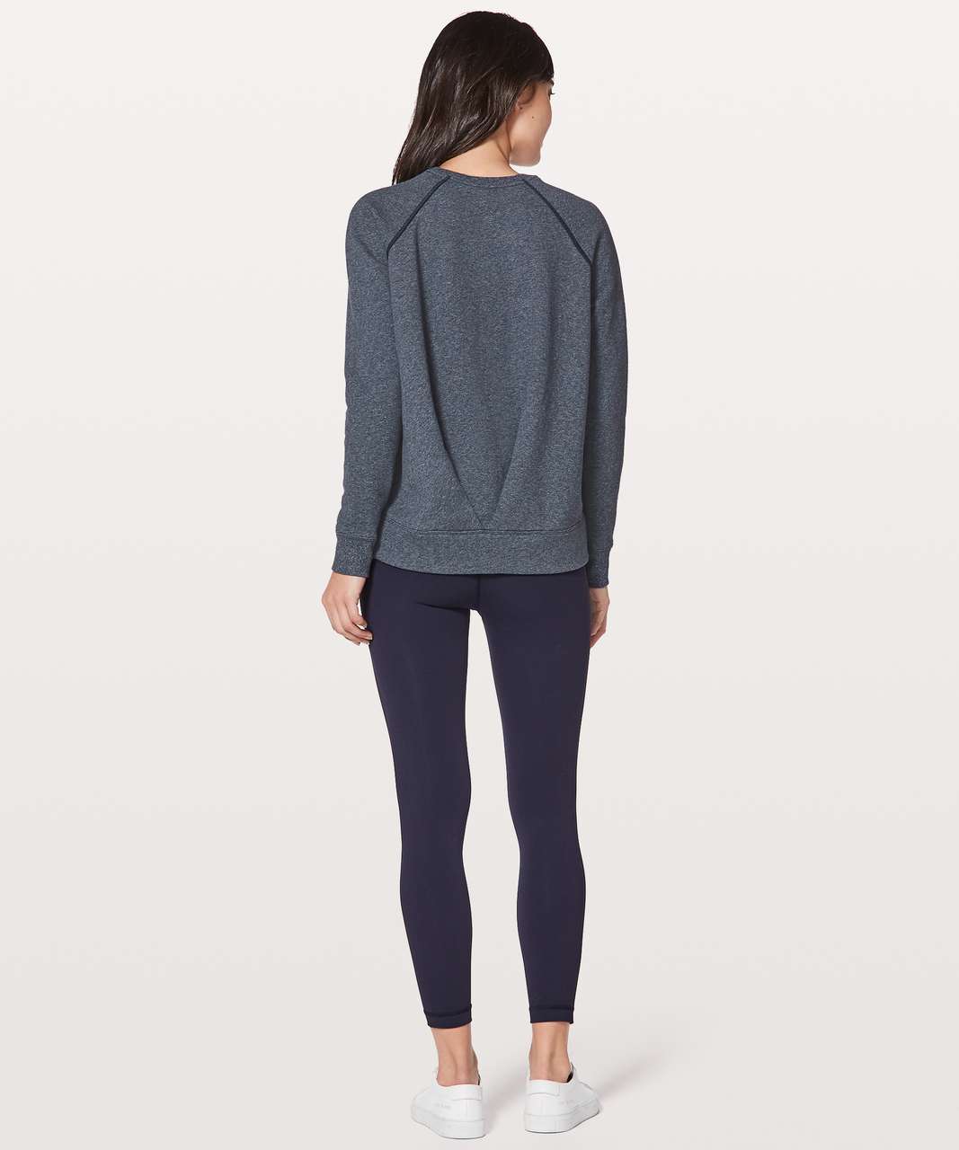 Lululemon Just Pleat It Crew - Heathered Speckled True Navy