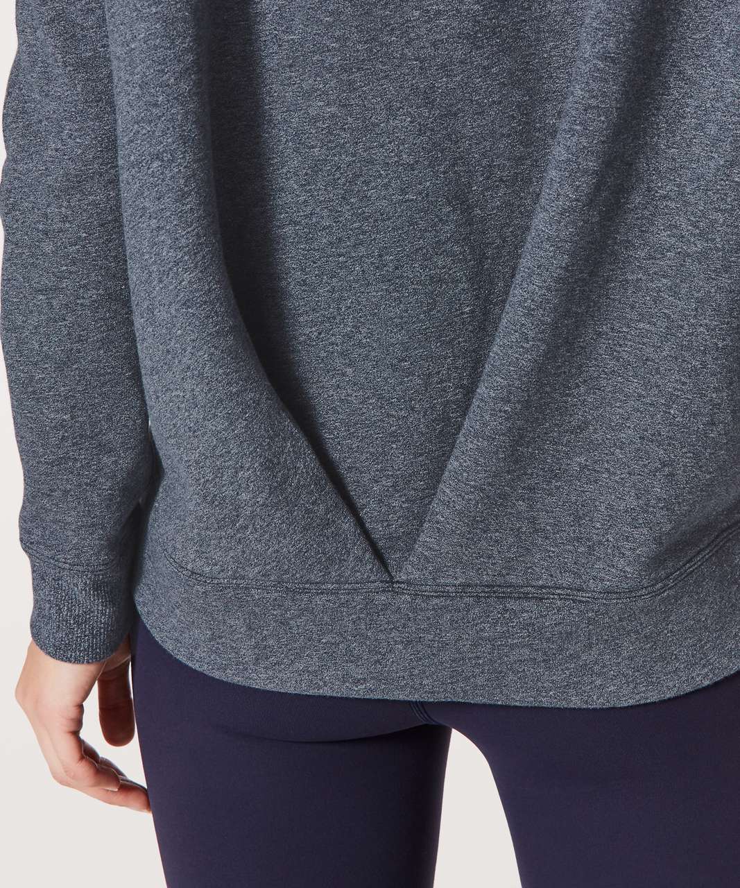 Lululemon Just Pleat It Crew - Heathered Speckled True Navy