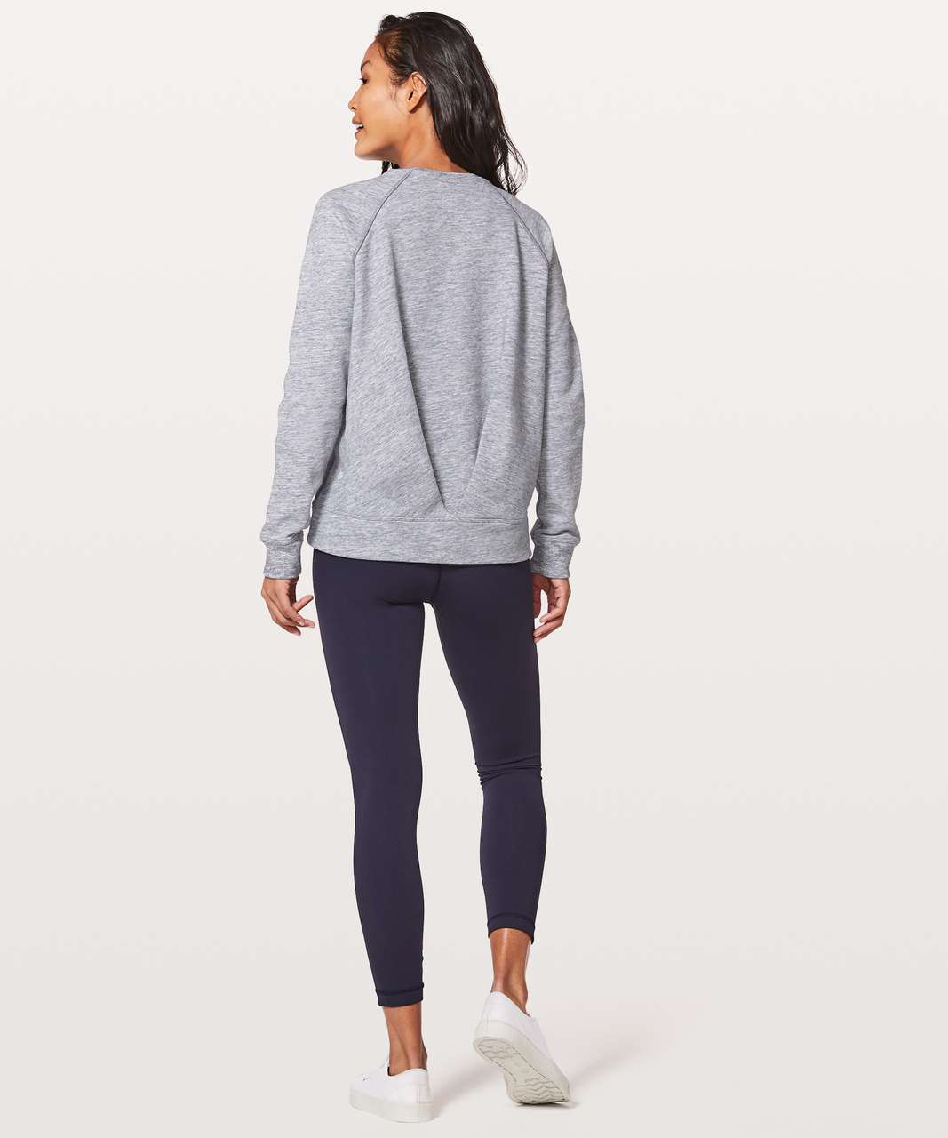 Lululemon Just Pleat It Crew - Heathered Space Dyed Nimbus