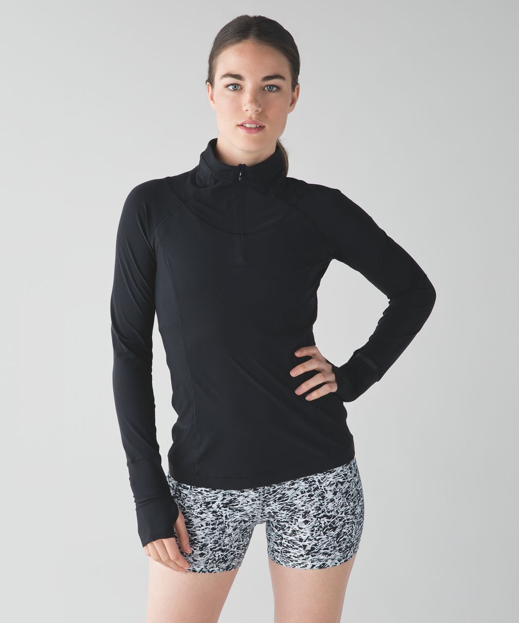 Lululemon Sunaway Runaway 1/2 Zip - Black