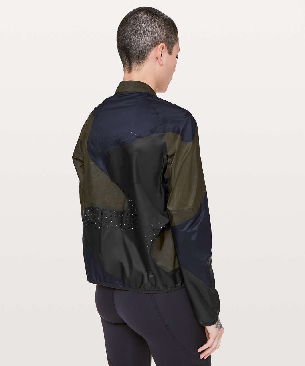 Lululemon Patch Game Jacket - Black / Midnight Navy / Dark Olive