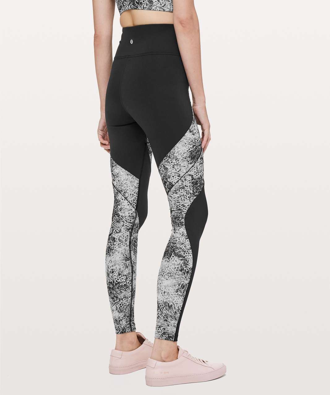 Lululemon Sweat & Repeat Tight *28" - Black / Serigraph Starlight Black Multi