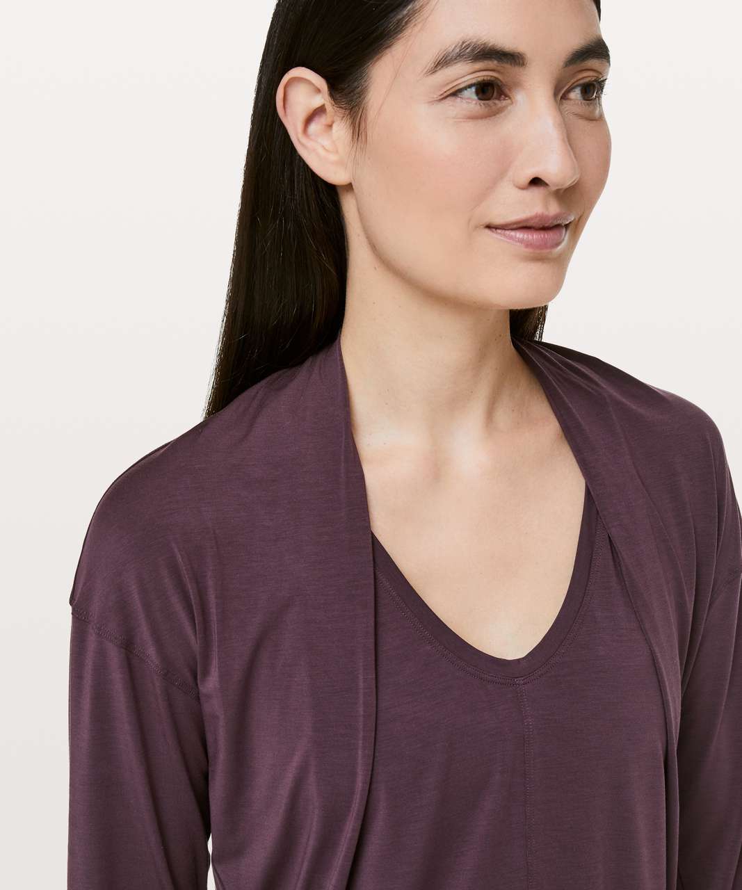 Lululemon Deep Stretch Long Sleeve - Arctic Plum - lulu fanatics