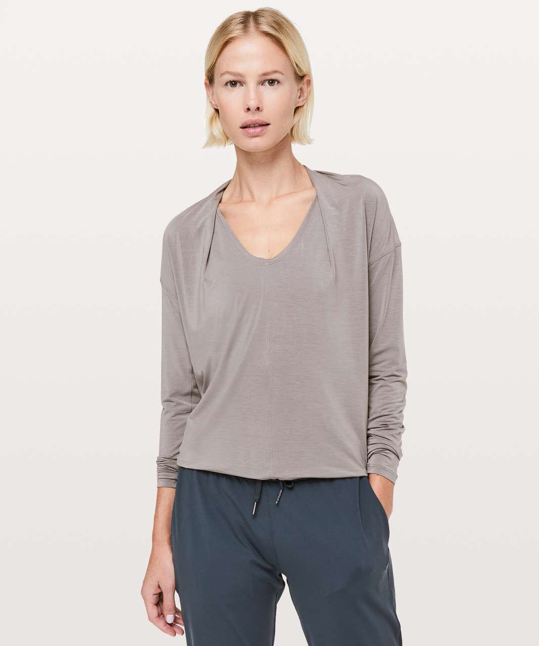 Lululemon Deep Stretch Long Sleeve - Lunar Rock