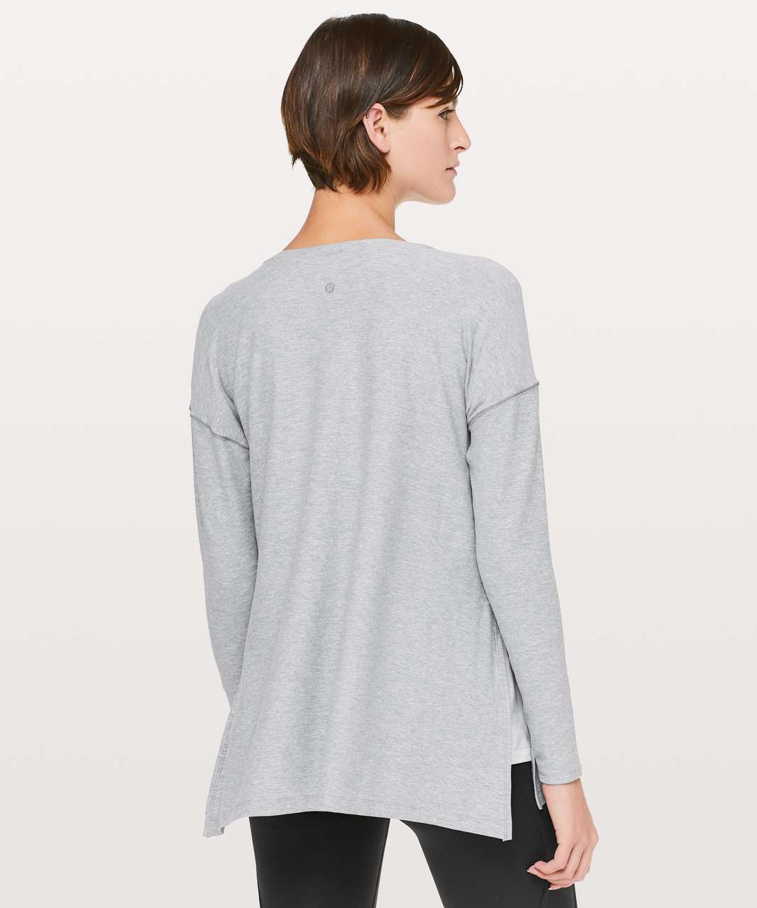 Lululemon Hit Unwind Long Sleeve - Heathered Magnet Grey