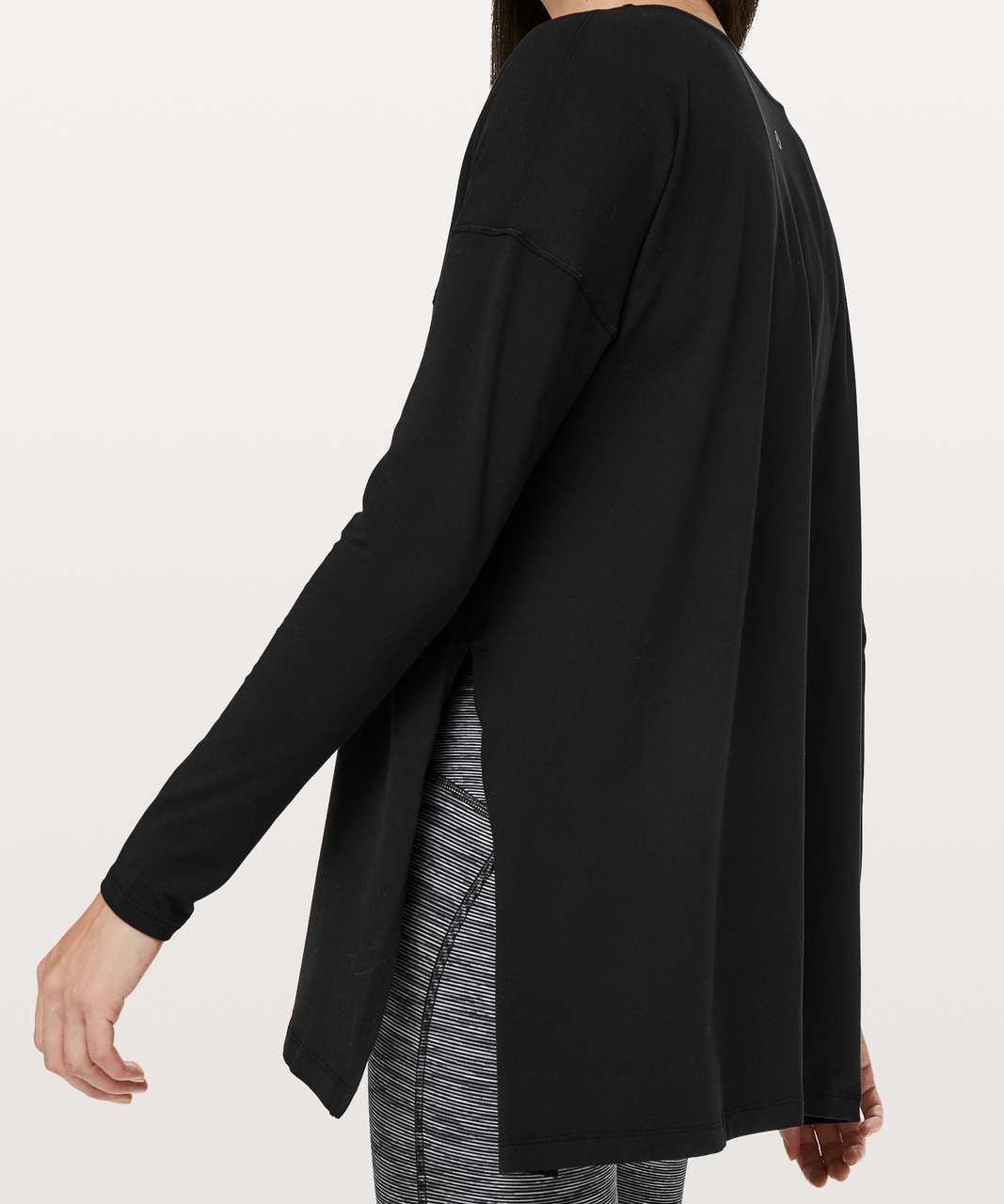 Lululemon Hit Unwind Long Sleeve - Black - lulu fanatics