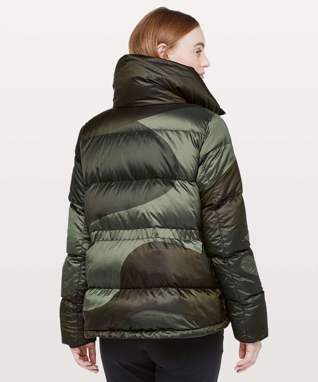 Lululemon Cloudscape Jacket - Dark Olive / Gator Green / Green Twill