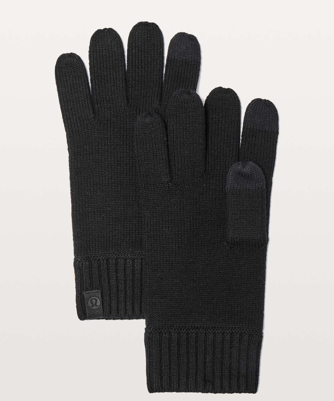 Lululemon Cold Pursuit Knit Gloves - Black