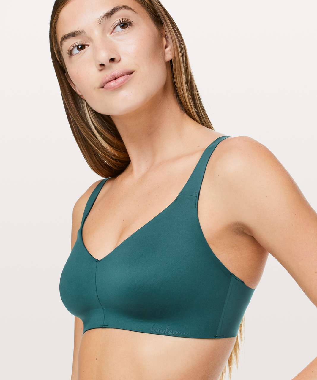 Lululemon Like Nothing Bra *Lace - Black / Barely Beige - lulu fanatics