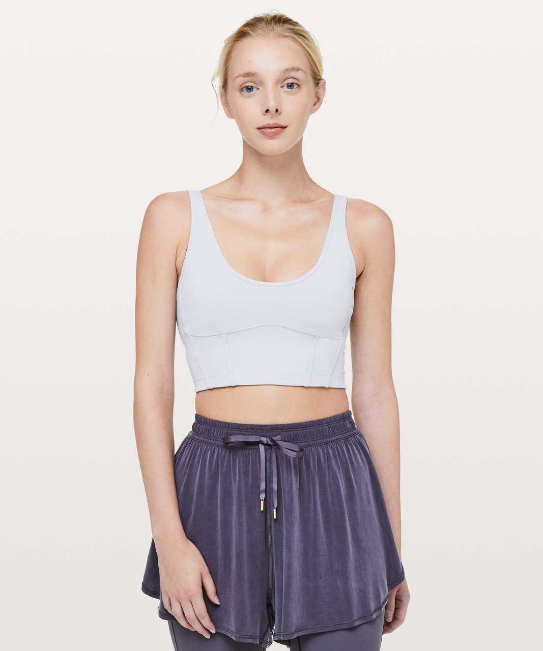 Lululemon Principal Dancer Corsetry Bra - Silver Lilac