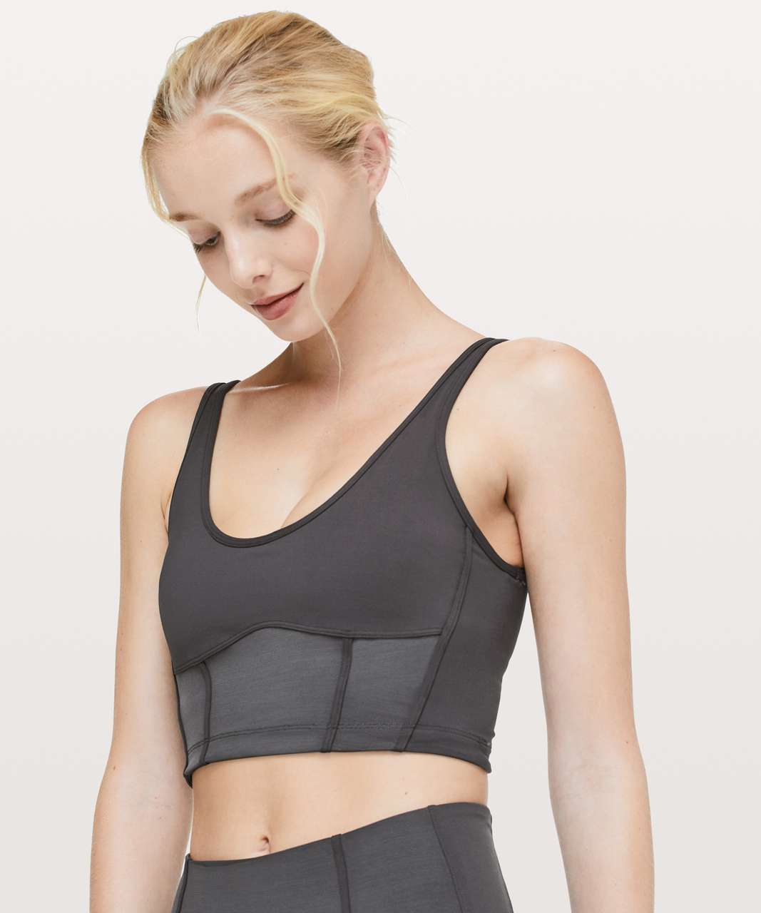 Lululemon Principal Dancer Corsetry Bra - Soot