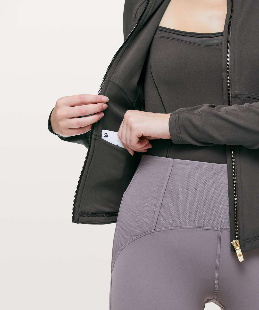 Lululemon Principal Dancer Corsetry Jacket - Soot