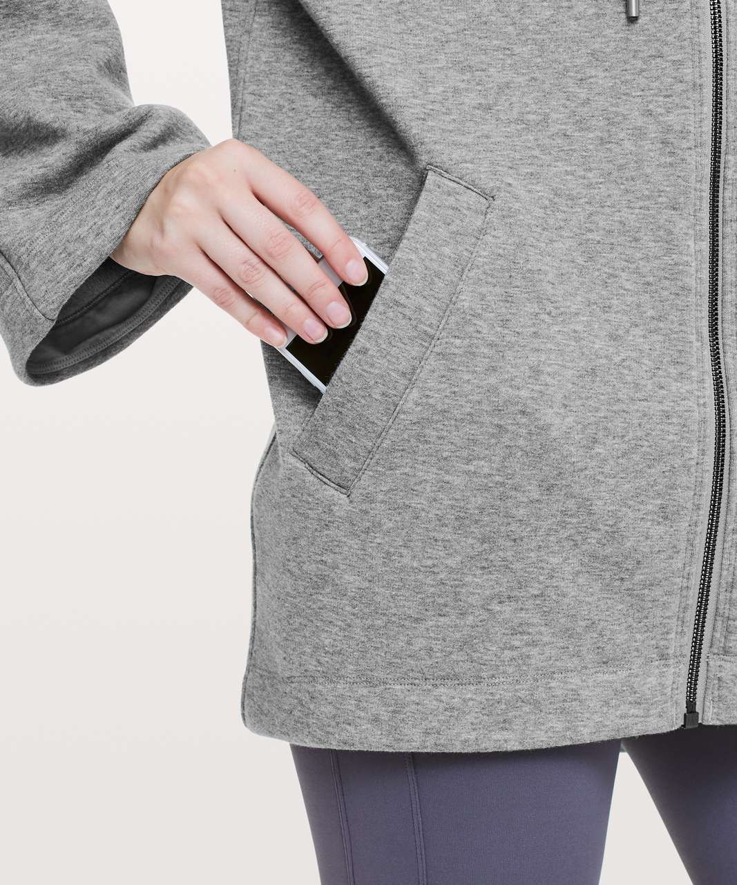 Lululemon Principal Dancer Hoodie - Heathered Core Medium Grey / Raceway Grey