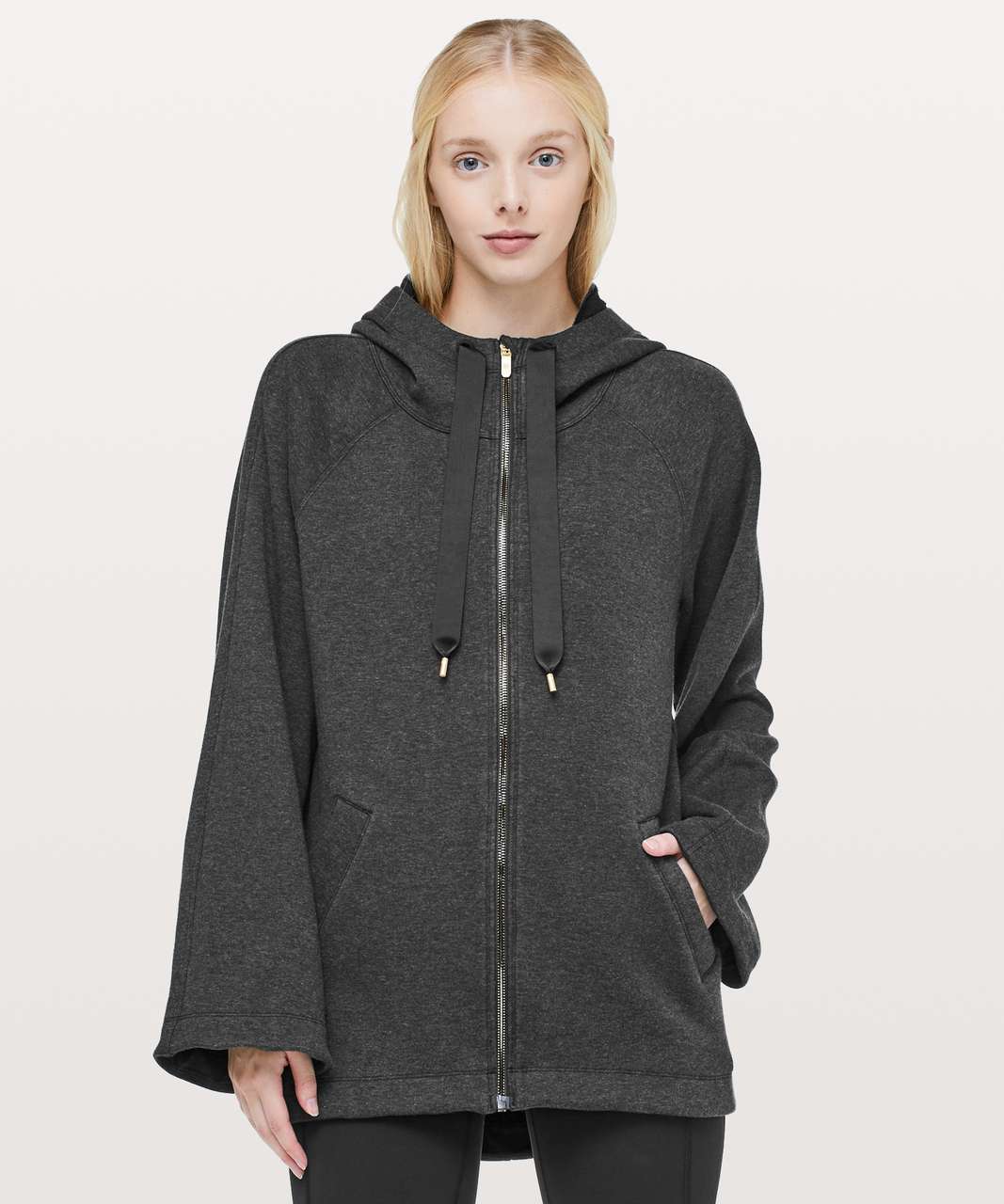 Lululemon Principal Dancer Hoodie - Heathered Black / Black - lulu fanatics