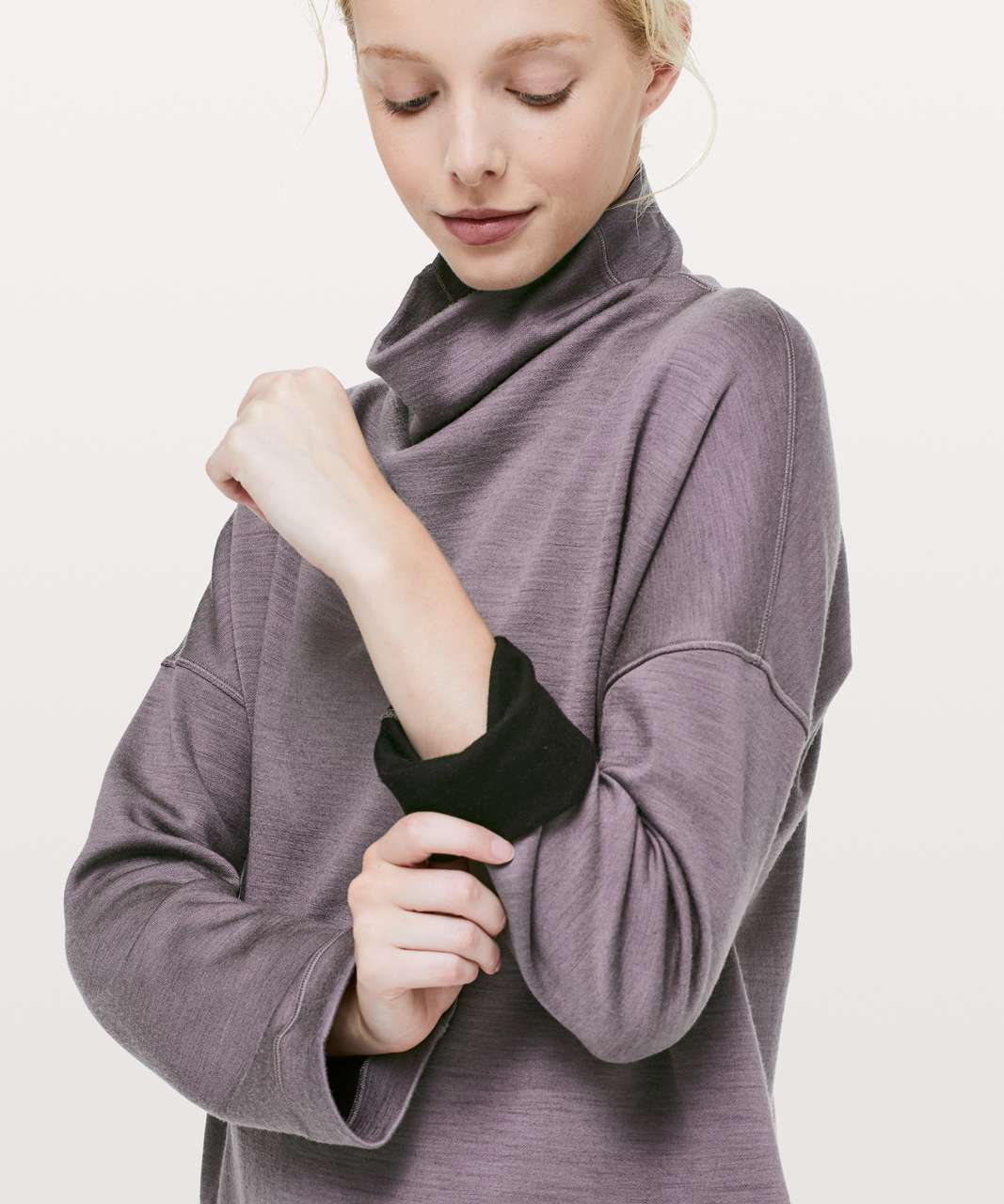 Lululemon Principal Dancer Funnel Neck Sweater - Lunar Rock