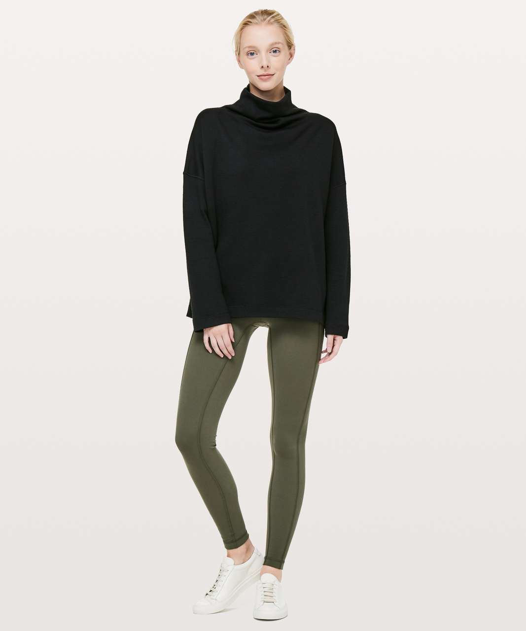 Lululemon Principal Dancer Funnel Neck Sweater - Black