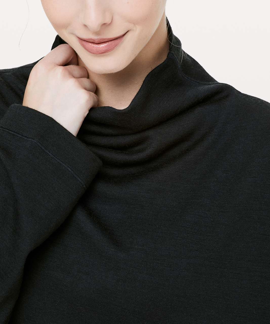 Lululemon Principal Dancer Funnel Neck Sweater - Black