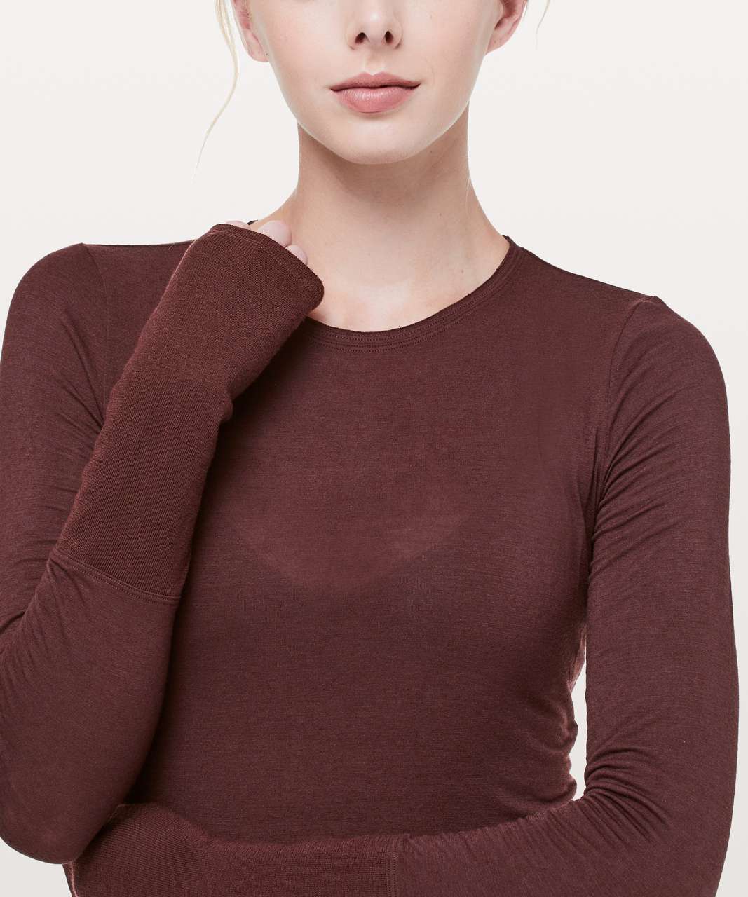 Lululemon Principal Dancer Long Sleeve - Midnight Maroon