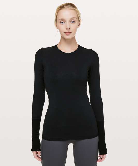 lululemon black long sleeve shirt