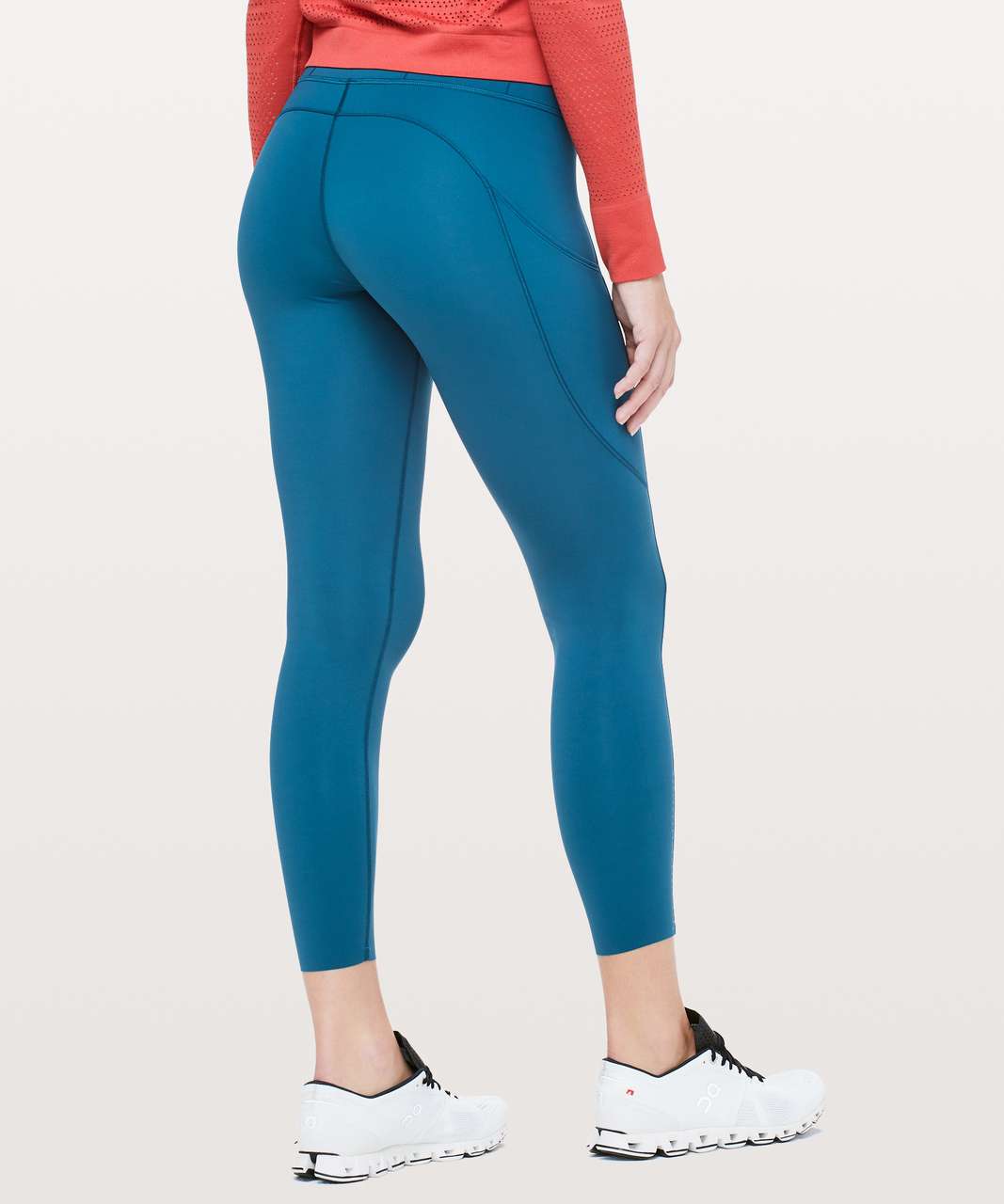 Lululemon Fast & Free 7/8 Tight II *Nulux 25 Moroccan Blue