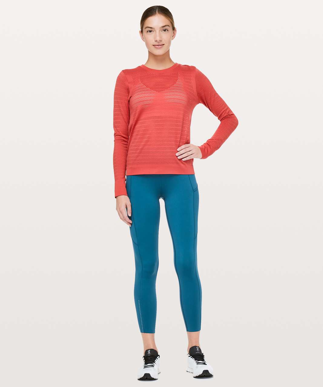 Lululemon Fast & Free 7/8 Tight II *Nulux 25 - Carbon Blue - lulu