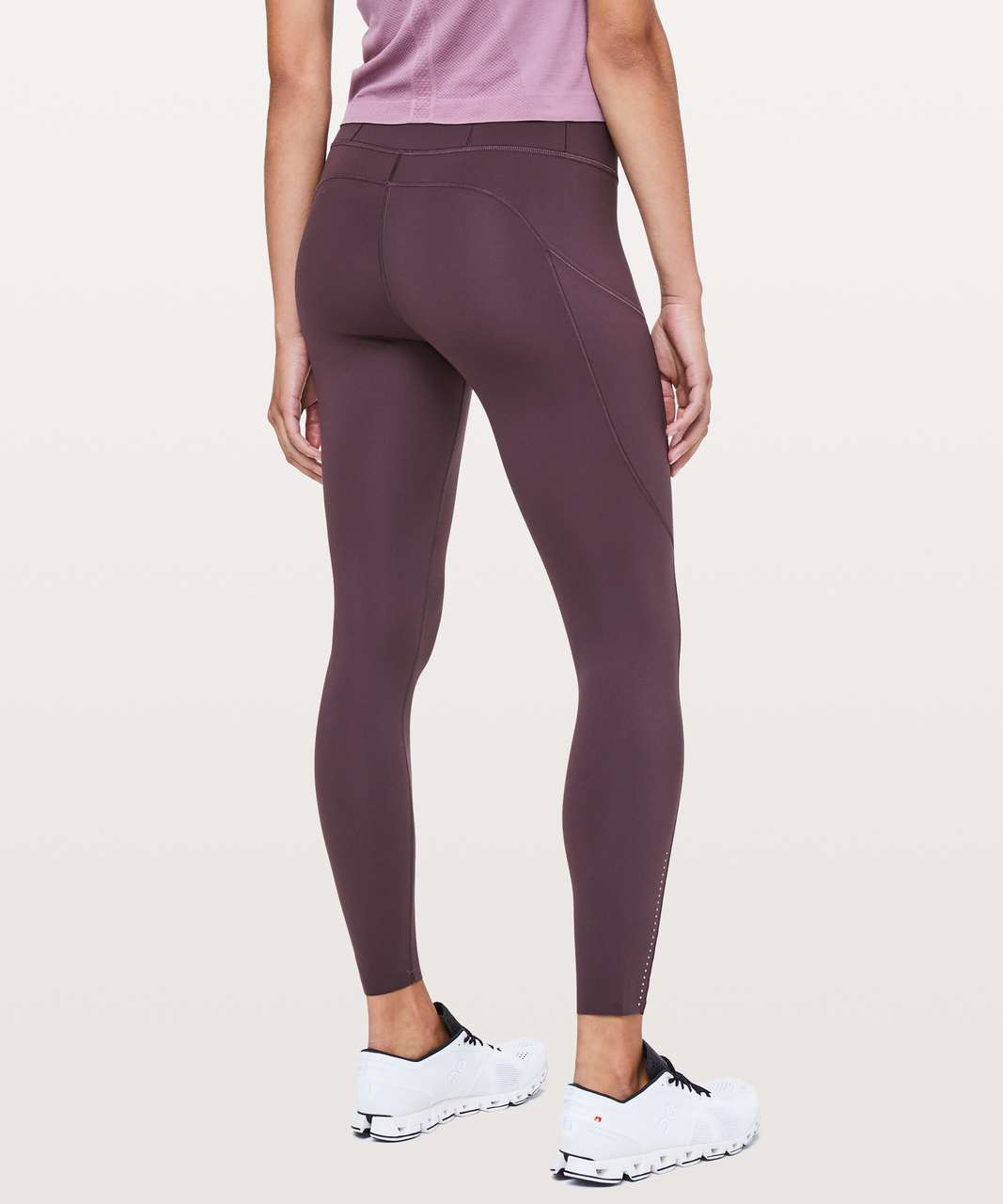 Lululemon Fast & Free 7/8 Tight II *Nulux 25" - Arctic Plum