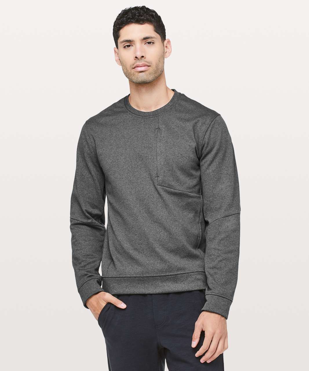 Lululemon City Sweat Crew *Thermo - Heathered Coal