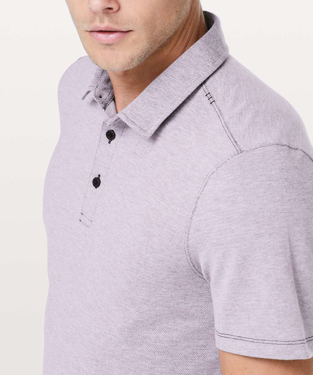 Lululemon Evolution Polo - Heathered Deep Phantom