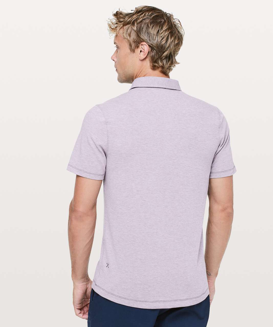 Lululemon Evolution Polo - Heathered Deep Phantom